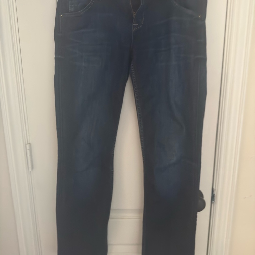 Hudson Jeans Blue Straight Leg Denim